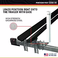 CE Smith - Guide-On Post Pontoon - Sturdy, Easy to Install Boat Trailer Accessories