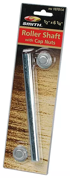 CE Smith Trailer 10701A Roller Shaft with Cap Nuts, 1/2" x 6 1/4"- Replacement Parts and Accessories for Your Ski Boat