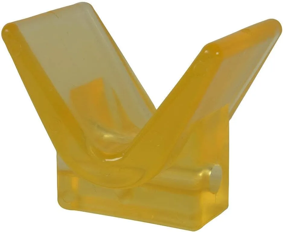 C.E. Smith Y-Stop 3" x 3" - 1/2" ID Yellow PVC