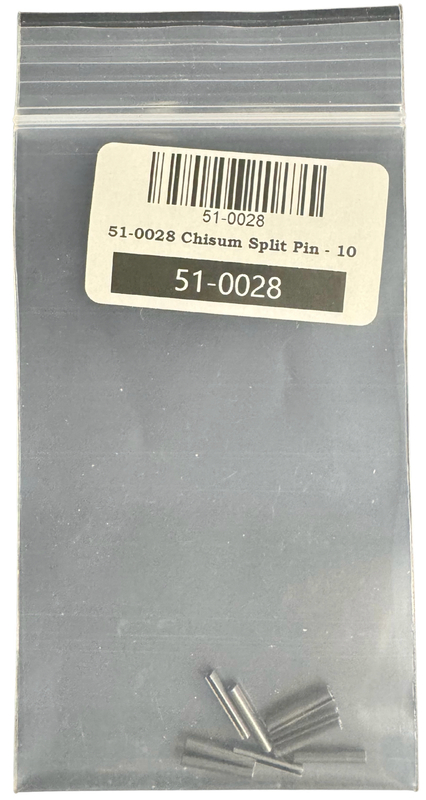 Rivet gun split pins for ram and arms, 5-pack, in labeled bag Rivet gun split pins for ram and arms, 5-pack, in labeled bag