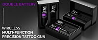 POSEIDON Purple Wireless Tattoo Pen – OLED Display, Smart Memory POSEIDON Purple Wireless Tattoo Pen – OLED Display, Smart Memory