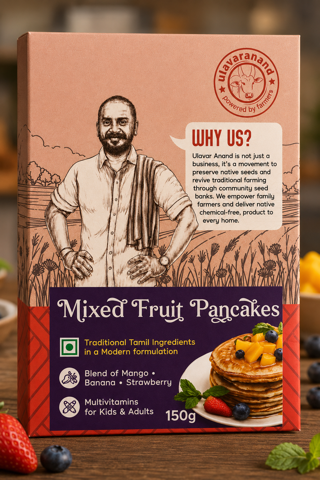 MIXED FRUIT PANCAKE 150 G
