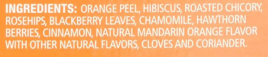 Celestial Seasonings Mandarin Orange Spice Herbal Tea, K-Cup Portion Pack for Keurig K-Cup Brewers