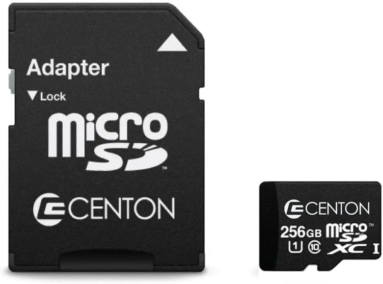 Centon Electronics Micro SD Card, UHS-I / A1 / V10 / U1 / Class 10 Flash Memory Card for Phones, Tablets, Cameras, and More