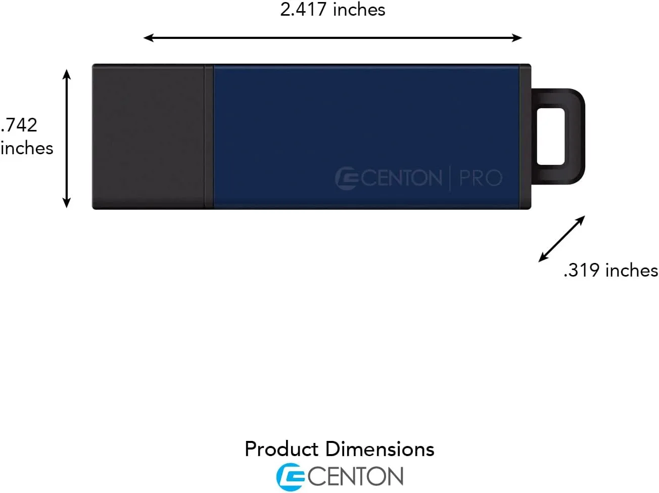 Centon DataStick Pro2 USB 2.0 Flash Drive