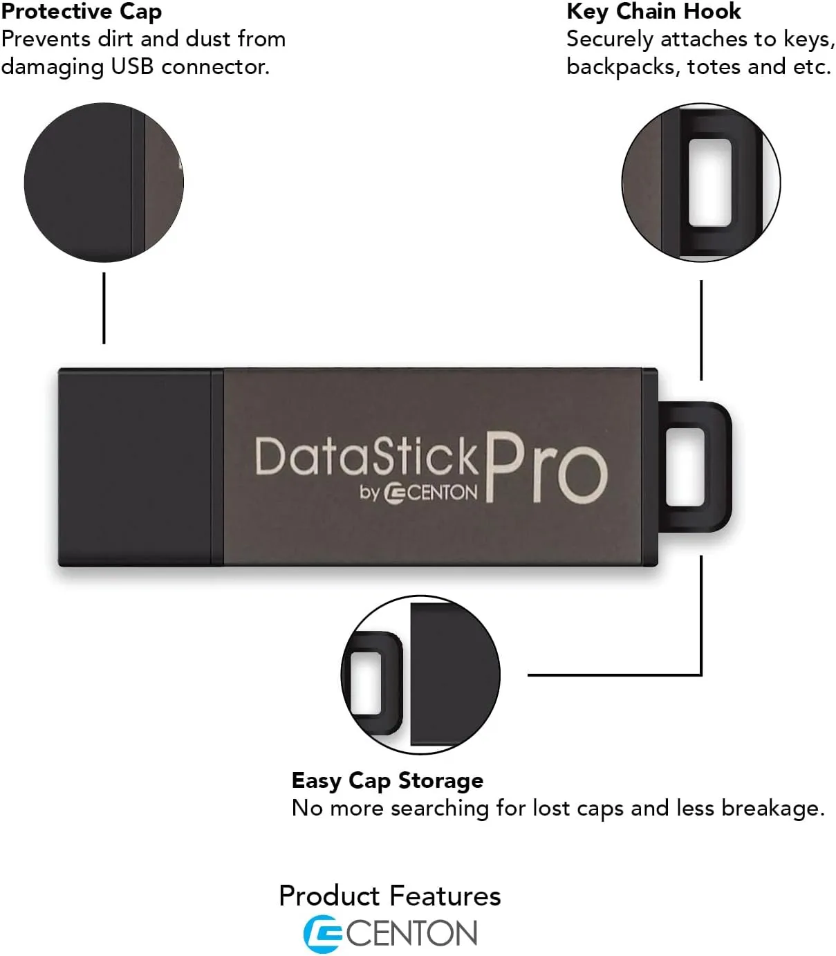 CENTON DataStick Pro USB 2.0 Flash Drive