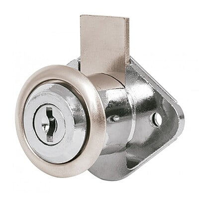 Cerradura para mueble, modelo 21, cromo, Hermex Basic - CM-21C-P / 23506