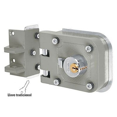 Cerradura sobreponer, puerta corrediza, instala-fácil, izq. - CS-95I / 43489