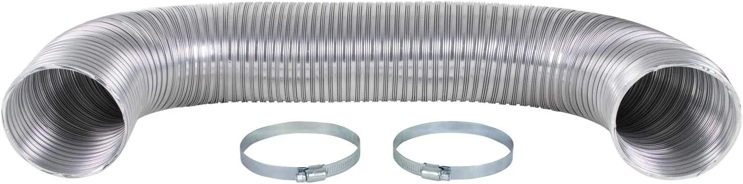 Certified Appliance Accessories CERT77007 Electric Dryer Duct Kit with 5 Foot Vent Duct and 6 Foot 4-Wire 30 Amp Power Cord
