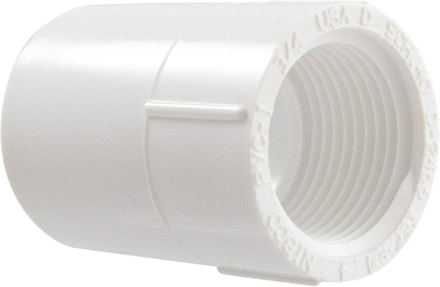 Certified Appliance Accessories Washing Machine Hose and NIBCO C435-007 3/4 in. PVC Fitting Hose + ADAPTER