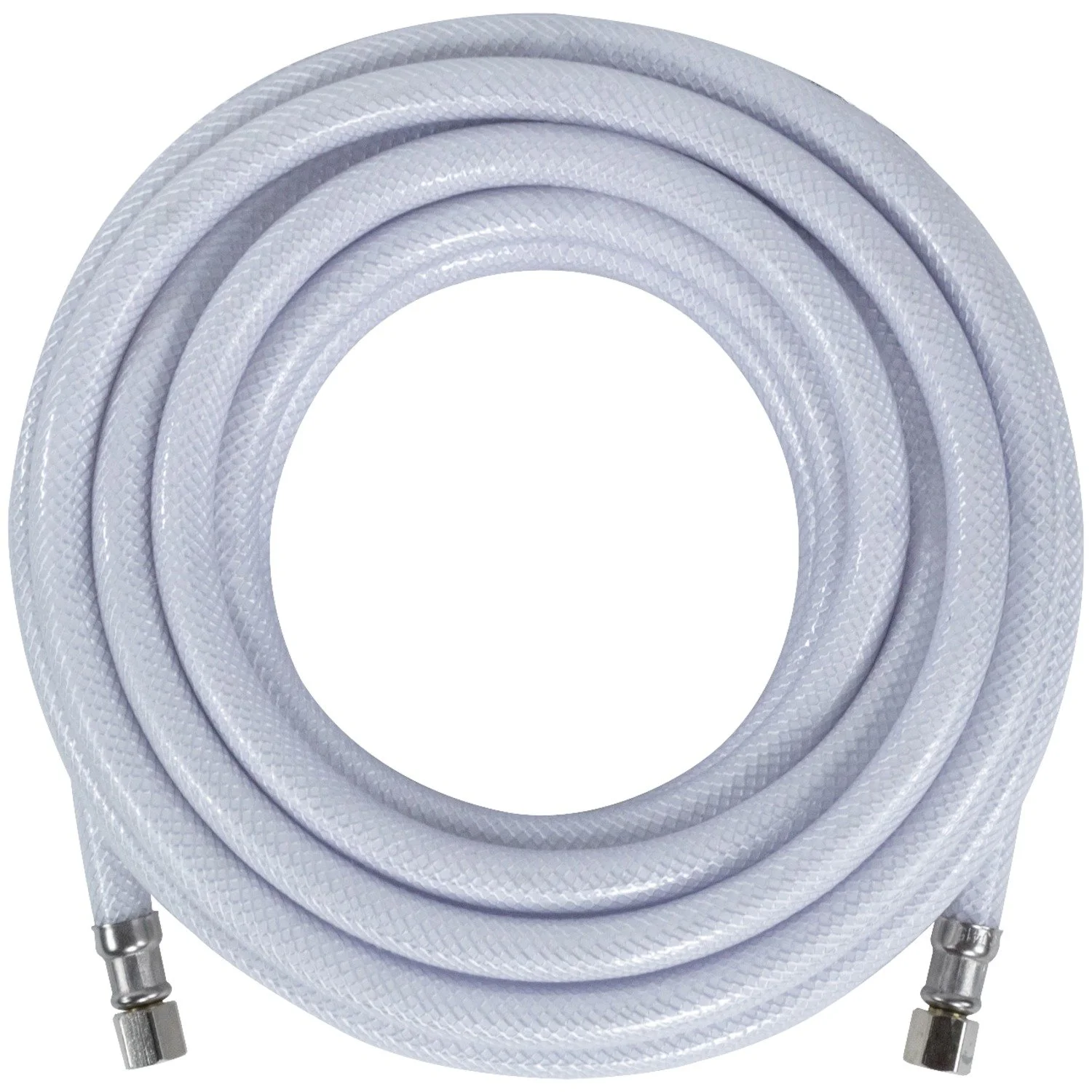 Certified Appliance Accessories PVC Ice Maker Connector, 25 ft, Polyester-Reinforced PVC, White