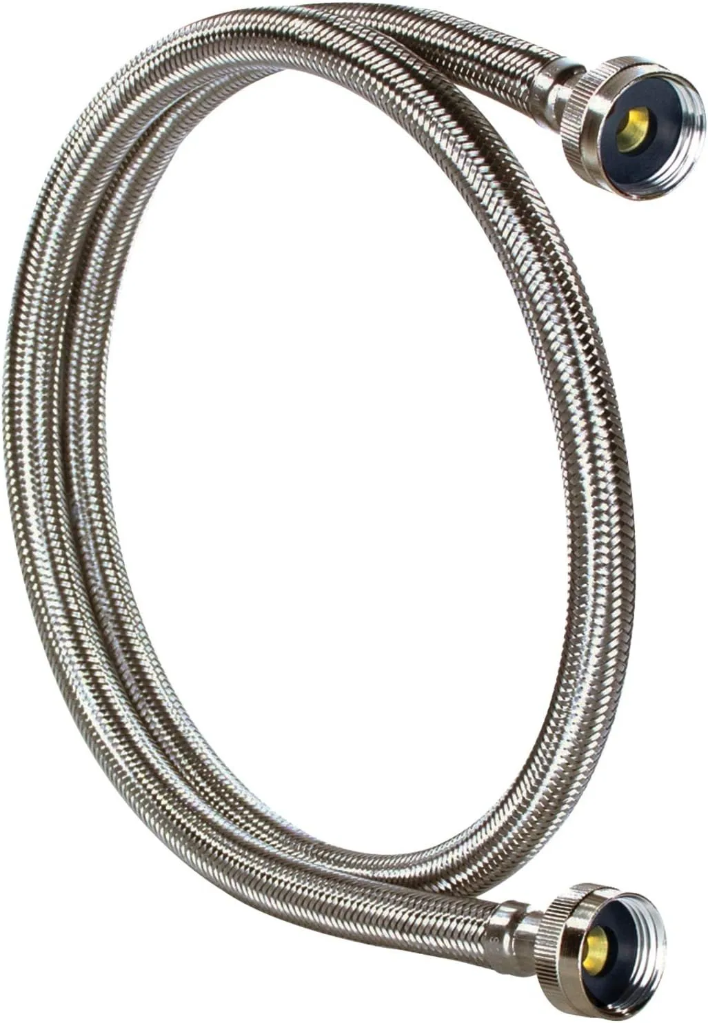 Certified Appliance Accessories Braided Stainless Steel Steam Dryer Installation Kit, 6ft - Stainless Steel, PVC, Polyester