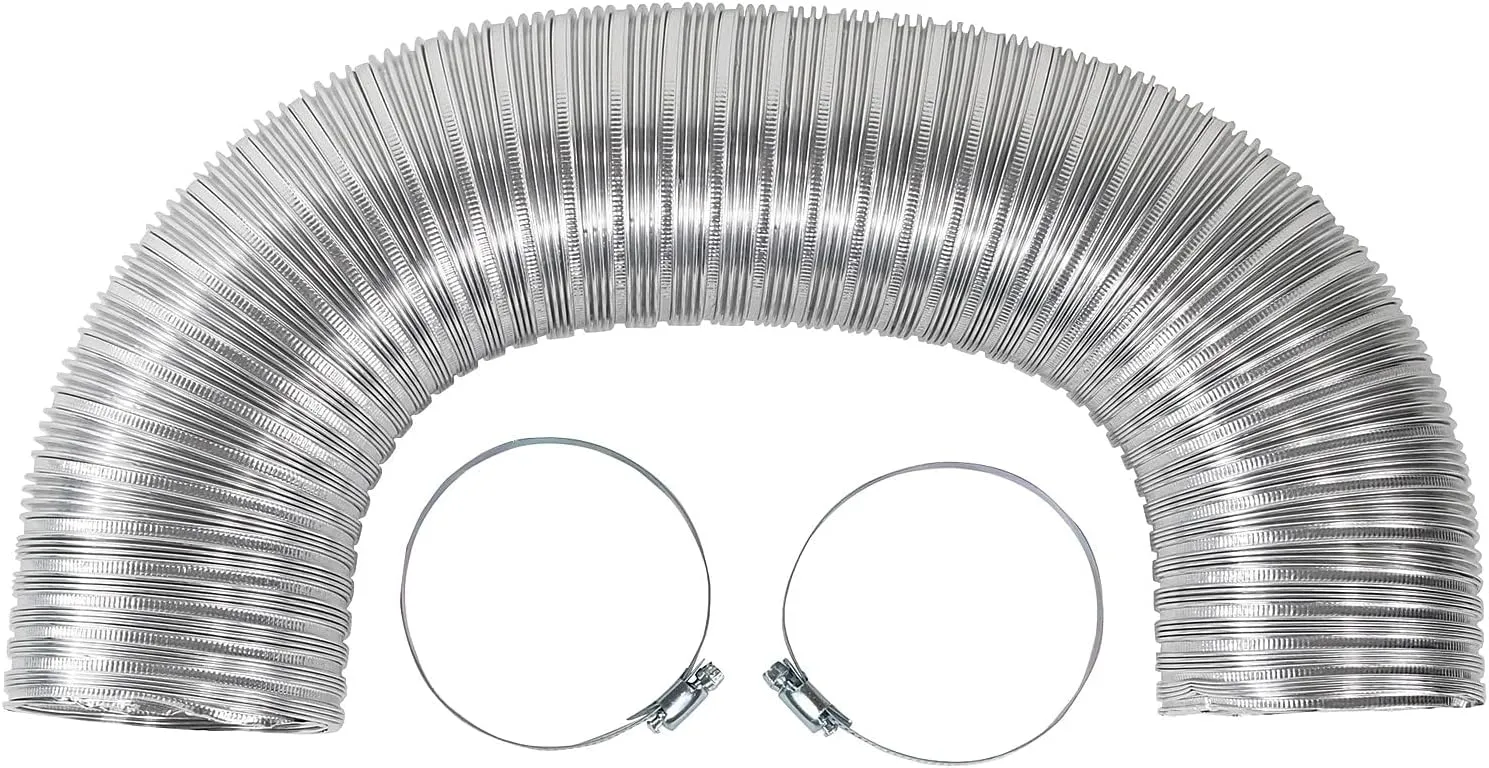 Certified Appliance Accessories CERT77004 Electric Dryer Duct Kit with 5 Foot Vent Duct and 6 Foot 3-Wire 30 Amp Power Cord