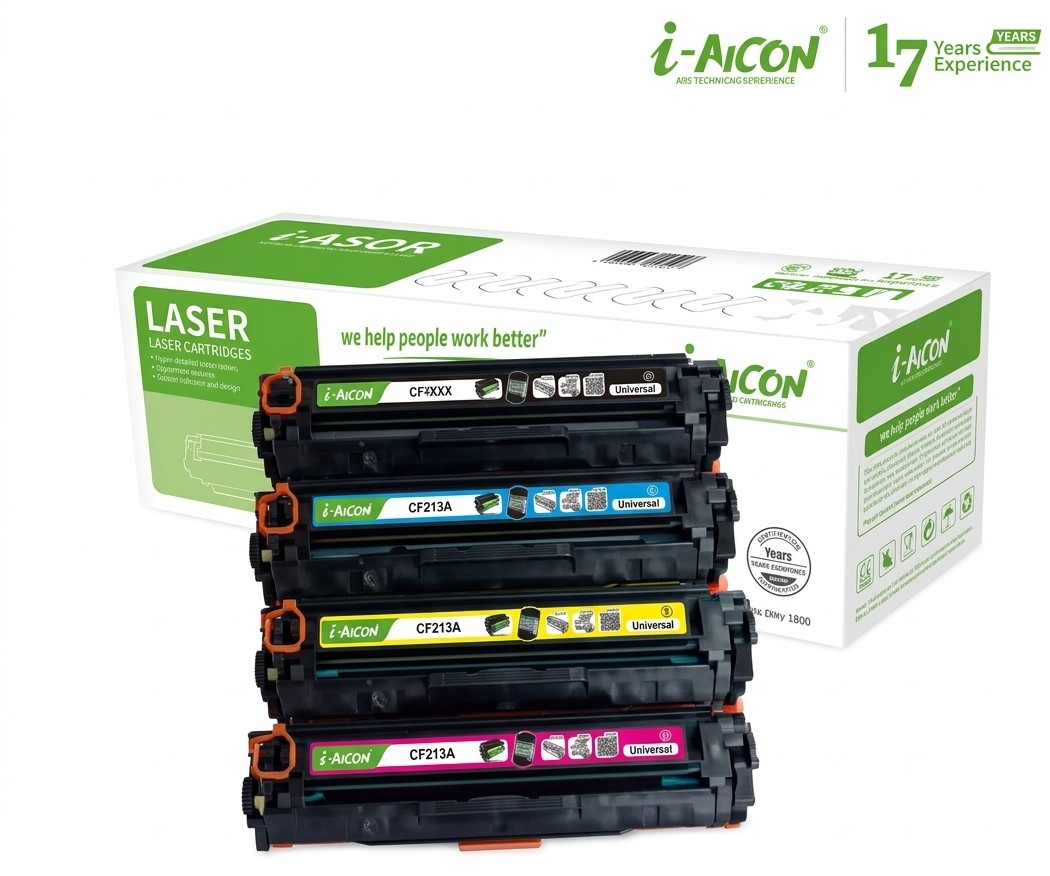AICON YELLOW TONER C-CF212A (131A)