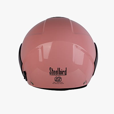 STEELBIRD SBH-5 TRIPLE NINE GLOSSY BABBY PINK C/V 600 MM