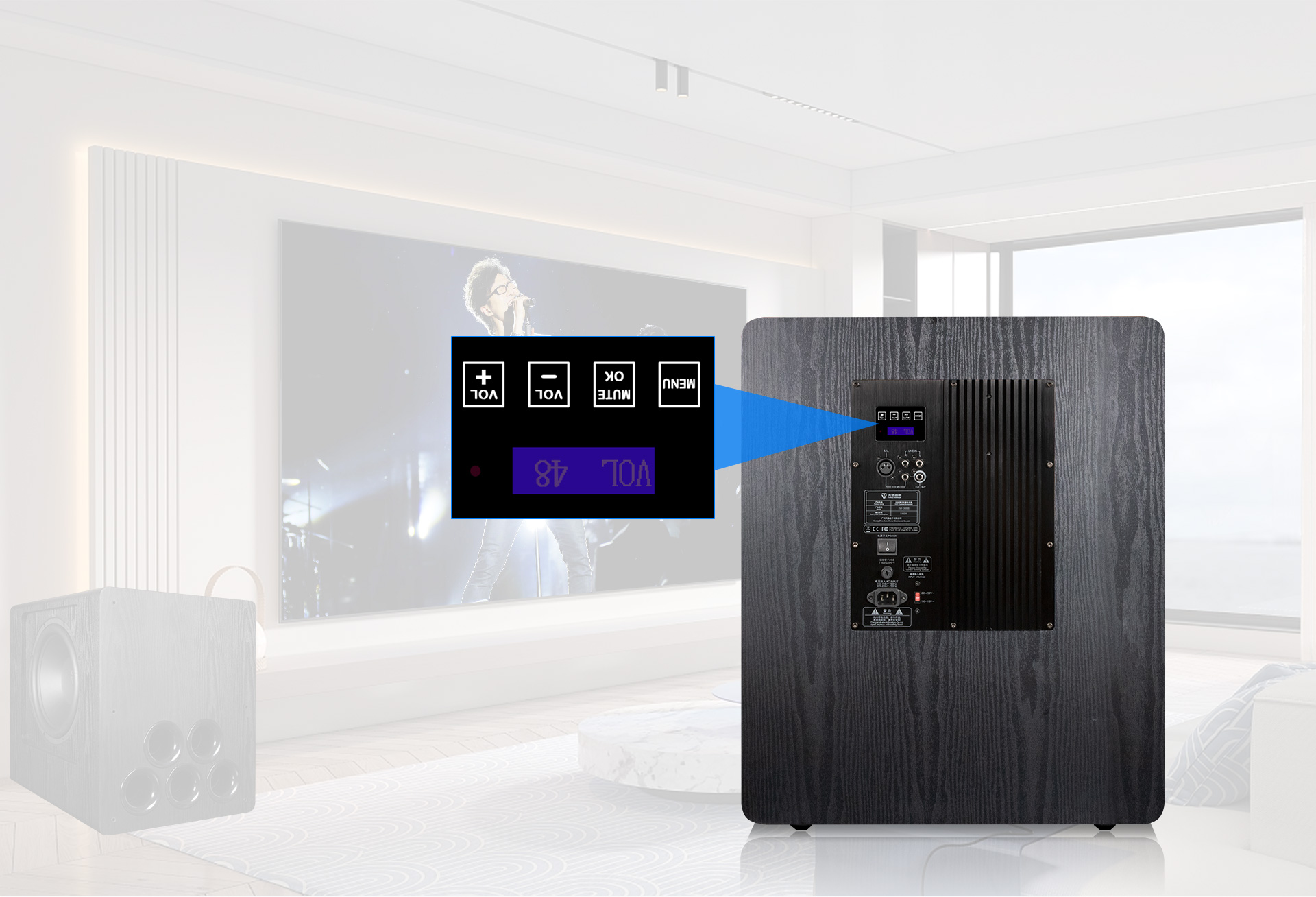 ToneWinner dual 15 inch DSP powered subwoofer