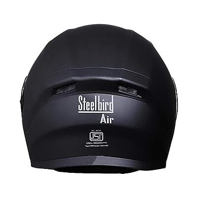 STEELBIRD SBA-21 ISS RAPTOR DASHING BLACK C/V (M)