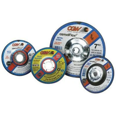 Depressed Center Wheels-Cutting / Notching - 1/8" - 6x1/8x7/8 a24-r-bf steelt27 dp ct whl