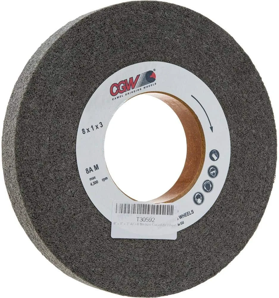 CGW ABRASIVES 70143 Convolute Deburring Wheel, 8 x 1 x 3, Aluminum Oxide