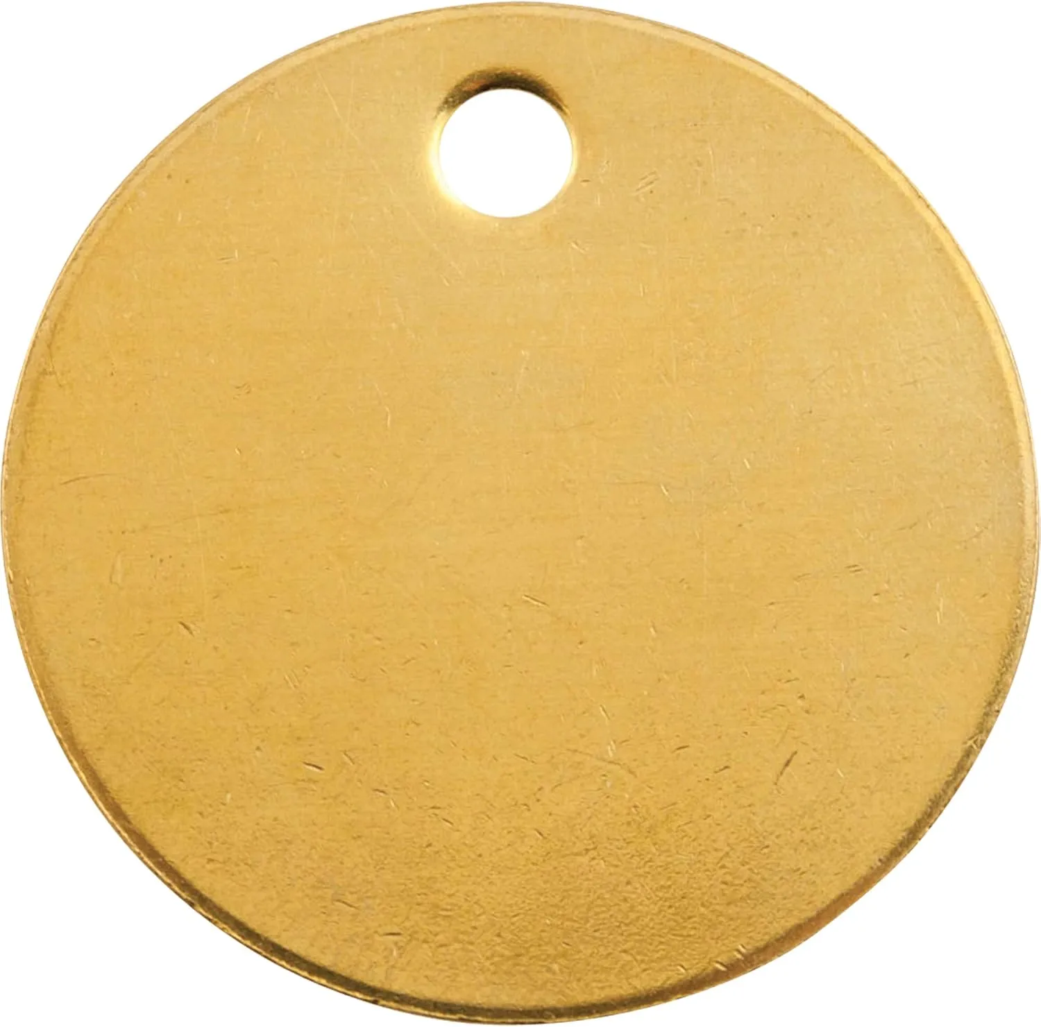 Tag-1" Round Brass 100pk