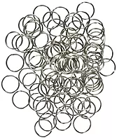 CH Hanson 1 in I.D. Split Key Rings (Pack of 100)