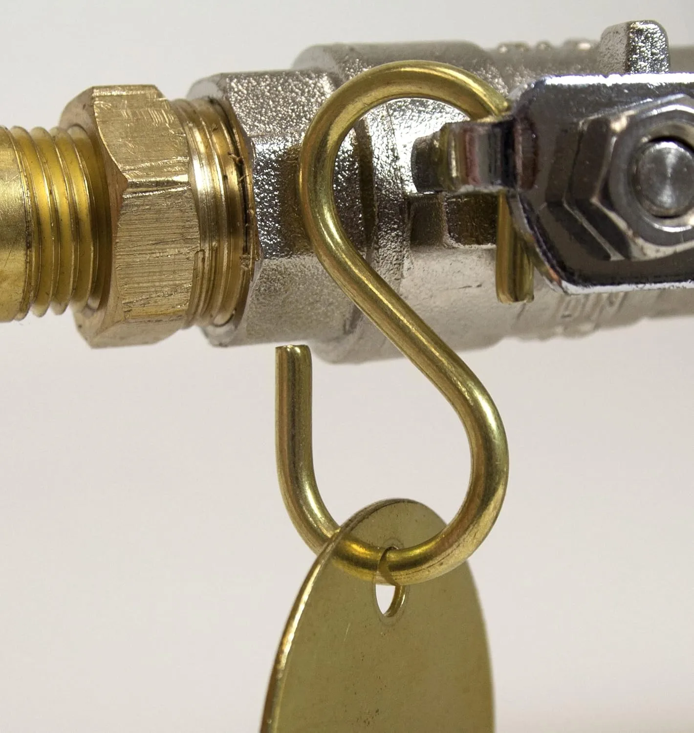 Tag 1-1/2 Round Brass 100pk
