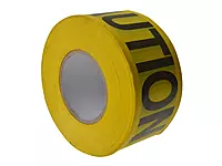 C.H. Hanson 16000 Yellow Caution Barricade Tape, 2 mil, 1000 ft, YELLOW/BLACK, Caution Yellow 305m (1000ft) One Size