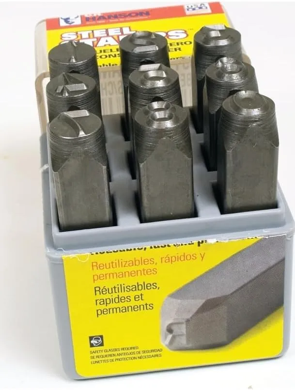 CH Hanson 20581 1/4" Standard Number Set
