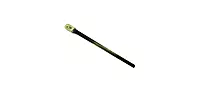 CH Hanson Stake Flags-21 Staff, 2-1/2"x3-1/2 Flag, White 100Pcs.