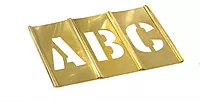CH Hanson 10033 3" Brass Letters Set 33 pc