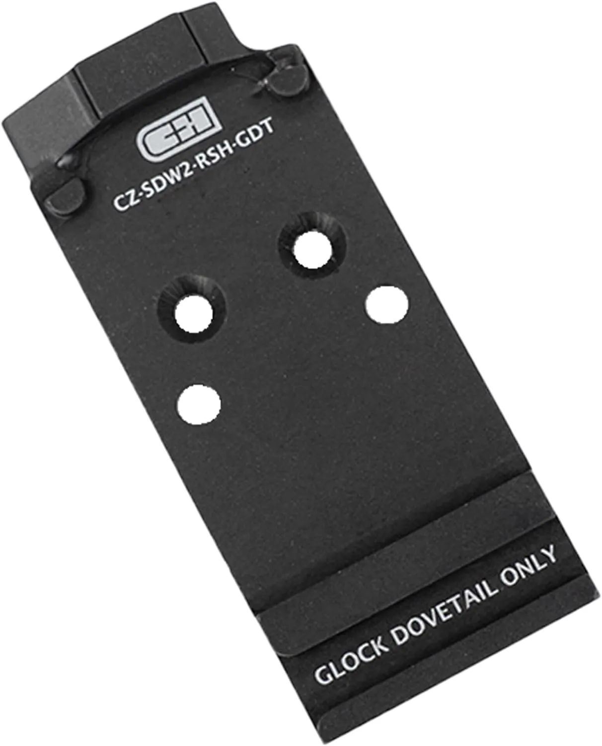 C+H Precision Red Dot Mounting Plate | Compatible with CZ Shadow 2 Optics Ready Models and Compatible with Trijicon RMR/SRO