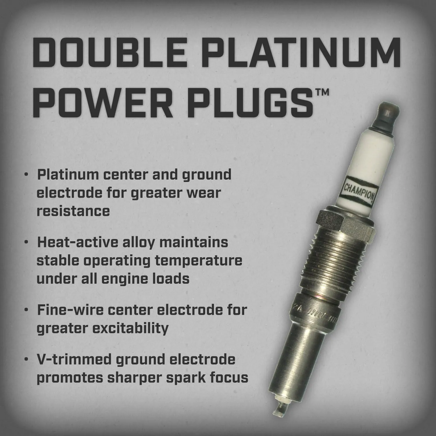 Champion Double Platinum 7989 Spark Plug