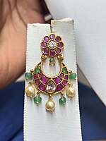 Chandbali earings model 4