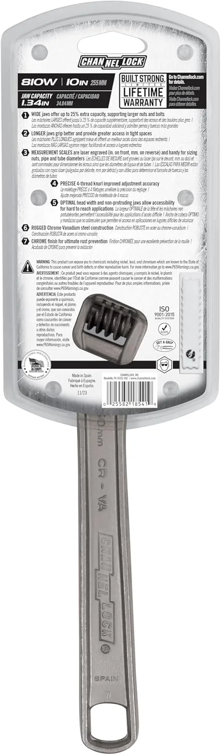 CHANNELLOCK Adjustable Wrench