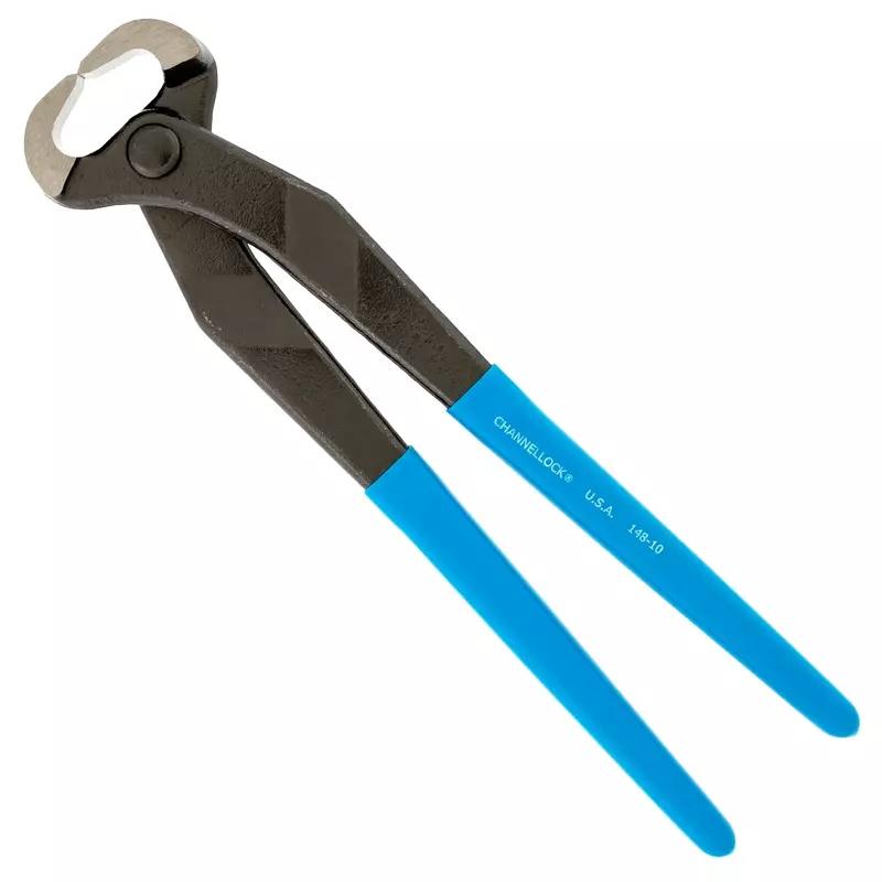Channellock 148-10 End Cutting Nippers, 10 In, Metallics|Silver metallic 10-Inch