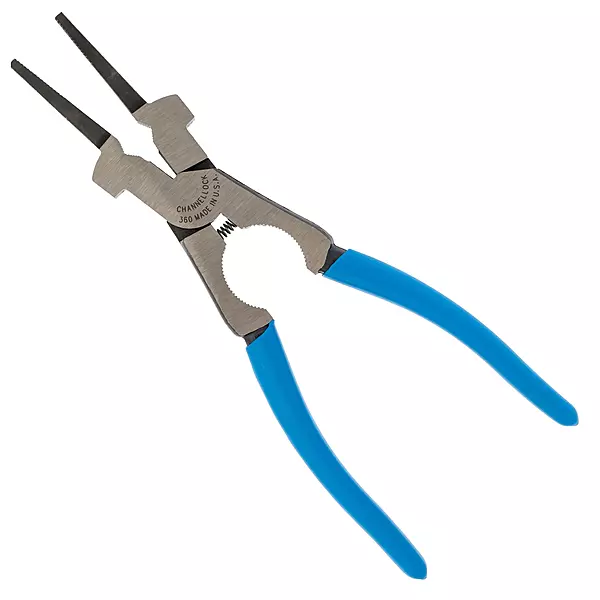 Channellock 360 Pliers, 9", Polished Professional Welder's Pliers