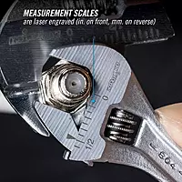 Channellock 804 4.5-Inch Adjustable Wrench, Chrome