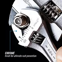 Channellock 804 4.5-Inch Adjustable Wrench, Chrome