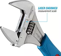Channellock 6WCB 6-Inch WideAzz Adjustable Wrench, CODE BLUE 6-Inch WideAzz Wrench