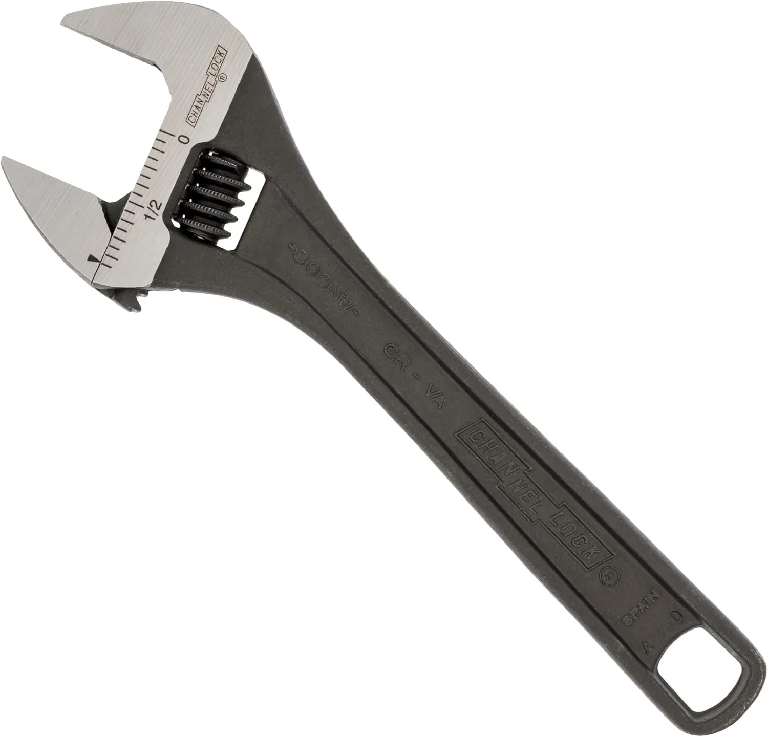 CHANNELLOCK Adjustable Wrench Black Phosphate Coated