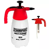 Chapin 1002 48-Oz Made in USA Heavy-Duty Multi-Purpose Sprayer, for Spraying Plants, Flowers, Weeds and Cleaning, Red/White