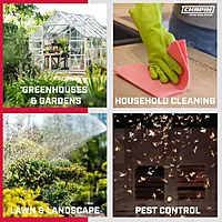 Chapin 1002 48-Oz Made in USA Heavy-Duty Multi-Purpose Sprayer, for Spraying Plants, Flowers, Weeds and Cleaning, Red/White