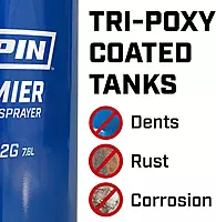 Chapin 1180 1-Gallon Tri-Poxy Steel Tank Sprayer for Lawn, Home & Garden Premier Sprayer