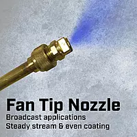 Chapin 1352 Made in The USA 3 Gallon Heavy Duty Tri-Poxy Steel Industrial Metal Tank Sprayer with 18 Inch Brass Wand