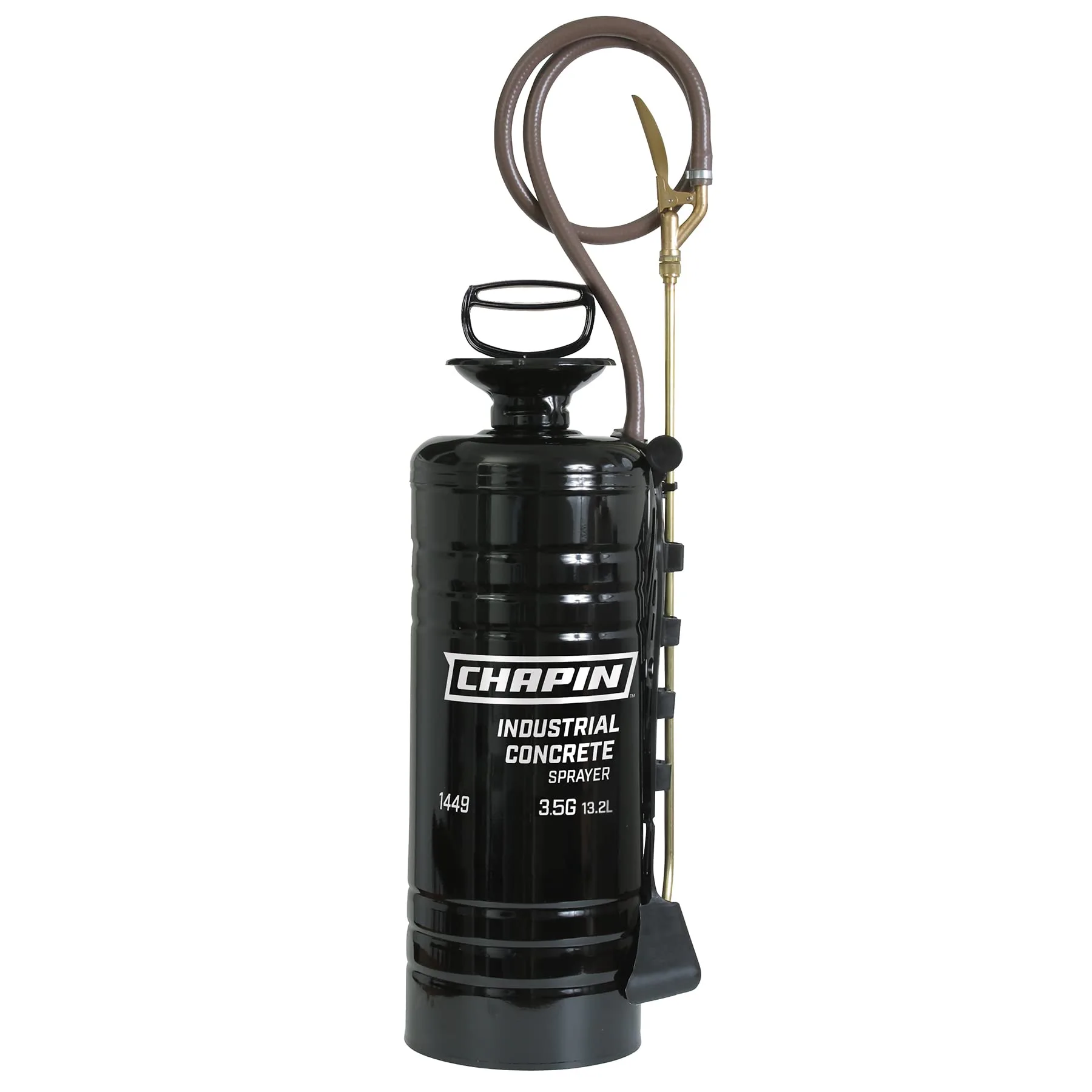 Chapin 1449 Made in The USA Industrial and Professional 3.5-Gallon Concrete and Sealer Pump, Funnel Top Sprayer, Brass Wand