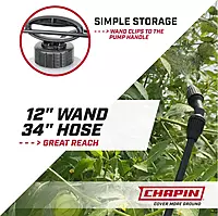 Chapin 16200 2-Gallon Made in USA Garden Pump Sprayer with Ergonomic Handle, Trigger Shut Off