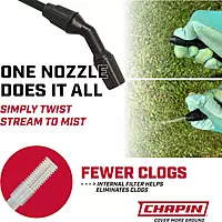 Chapin 16200 2-Gallon Made in USA Garden Pump Sprayer with Ergonomic Handle, Trigger Shut Off