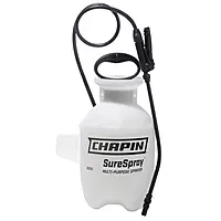 Chapin 20010: Lawn and Garden Pump Pressured Sprayer, 1-Gallon, Translucent White 1 gal