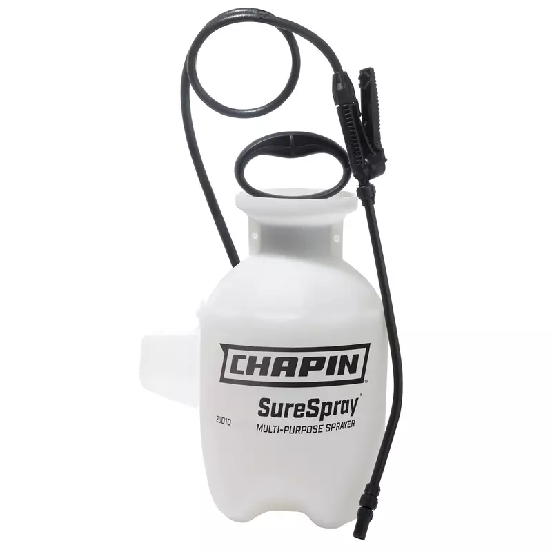 Chapin 20010: Lawn and Garden Pump Pressured Sprayer, 1-Gallon, Translucent White 1 gal
