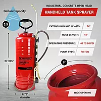Chapin Portable Concrete Sprayer, 3-1/2-Gallon Capacity, Model# 1949 Industrial Concrete